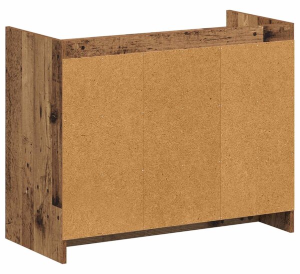 Cipőszekrény tárolóval Antik Fa 85 x 39,5 x 70 cm Szerelt Fa