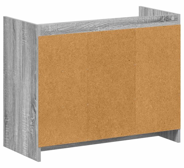 Cipőszekrény Szürke Sonoma 85 x 39,5 x 70 cm Szerelt Fa