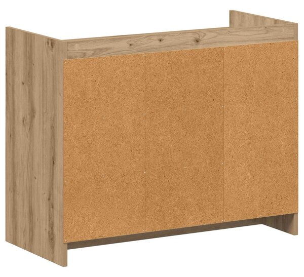 Cipőszekrény Kézműves Tölgy 85 x 39,5 x 70 cm Szerelt Fa