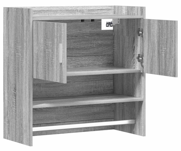 Falpolc Falra szerelhető Szürke Sonoma 80 x 36 x 80 cm