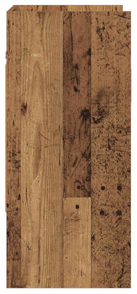 Falpolc Falra szerelhető Antik Fa 80 x 36 x 80 cm Szerelt Fa