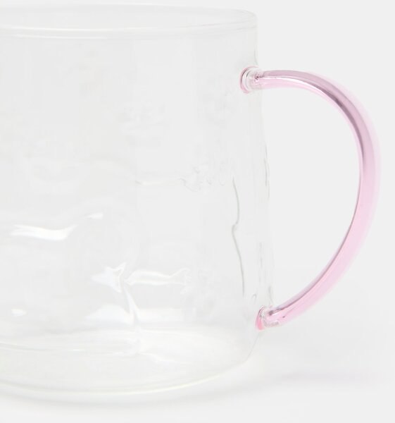 Sinsay - Karácsonyi bögre hópehelymotívummal - pasztellpink