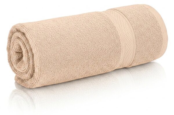 CLARYSSE ELEGANCE törölköző 70x140 cm homokszínű, 100% pamut