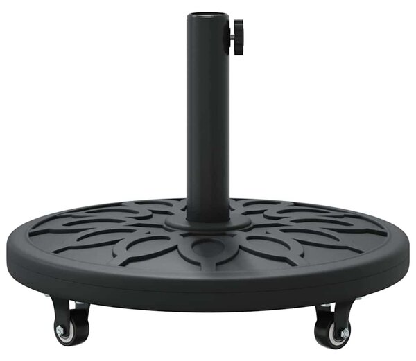 Napernyőtalp 15.25 kg Fekete Vas Kör alakú