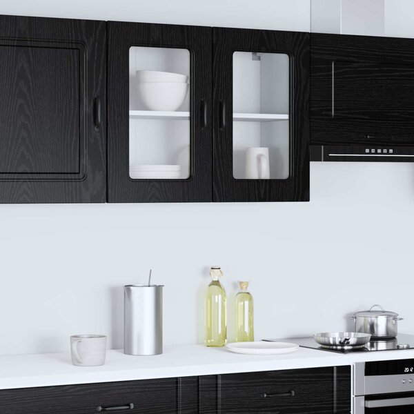 Mosogatógép panel Kalmar Fekete tölgy 80 x 31 x 60 cm Faanyag
