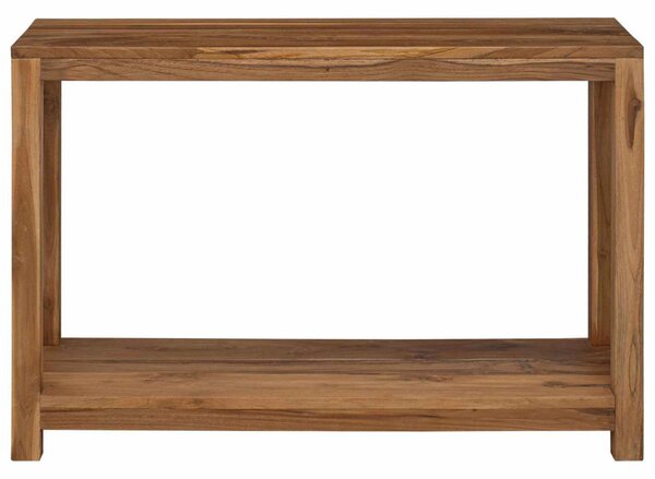 Konzolasztal Természetes 110 x 35 x 75 cm Tömör Teakfa