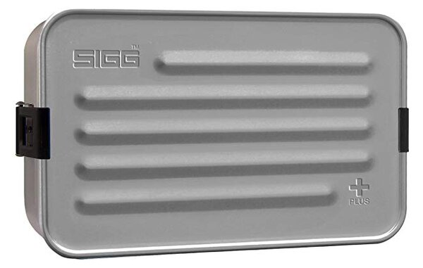 SIGG Metal Box Plus L Étel tároló doboz - Ezüst