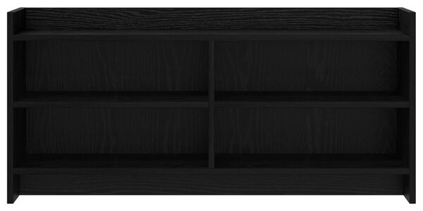TV szekrény 100 x 33 x 47 cm Fekete Tölgy Szerelt Fa
