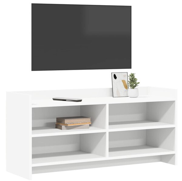 TV szekrény 100 x 33 x 47 cm Fehér Szerelt Fa