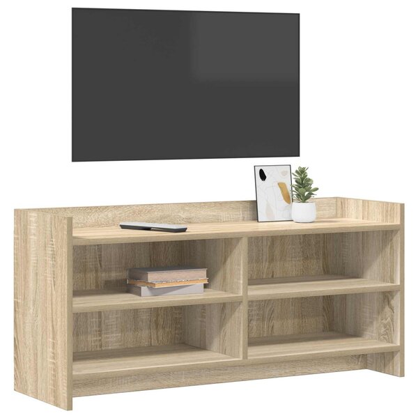 TV szekrény 100 x 33 x 47 cm Sonoma Tölgy Szerelt Fa