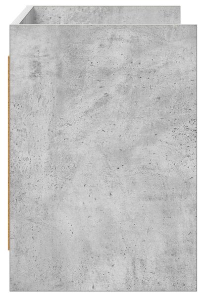 TV szekrény 100 x 33 x 47 cm Betonszürke Szerelt Fa