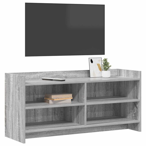 TV szekrény 100 x 33 x 47 cm Szürke Sonoma Szerelt Fa