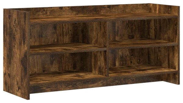 TV szekrény 100 x 33 x 47 cm Füstös Tölgy Szerelt Fa