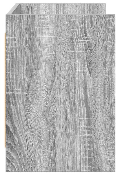 TV szekrény 100 x 33 x 47 cm Szürke Sonoma Szerelt Fa