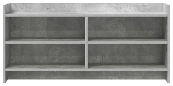 TV szekrény 100 x 33 x 47 cm Betonszürke Szerelt Fa