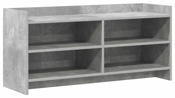 TV szekrény 100 x 33 x 47 cm Betonszürke Szerelt Fa