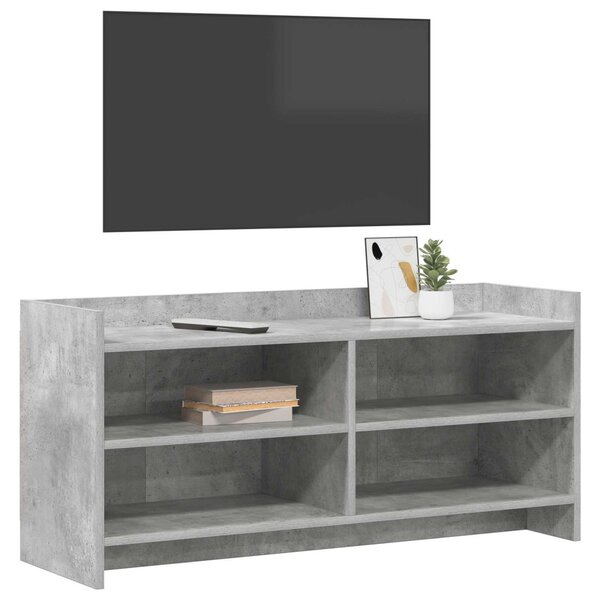 TV szekrény 100 x 33 x 47 cm Betonszürke Szerelt Fa