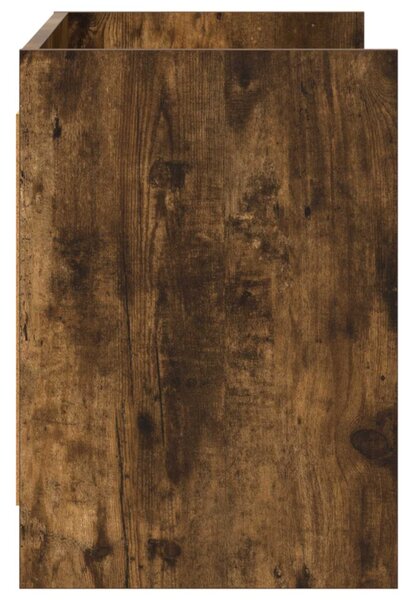 TV szekrény 100 x 33 x 47 cm Füstös Tölgy Szerelt Fa