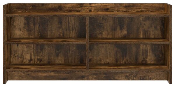 TV szekrény 100 x 33 x 47 cm Füstös Tölgy Szerelt Fa