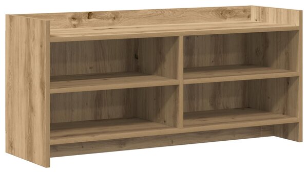 TV szekrény 100 x 33 x 47 cm Kézműves Tölgy Szerelt Fa