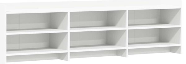 TV szekrény 168 x 33 x 47 cm Fehér Szerelt Fa