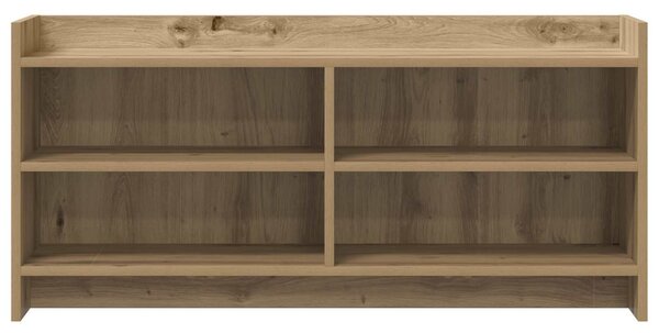 TV szekrény 100 x 33 x 47 cm Kézműves Tölgy Szerelt Fa