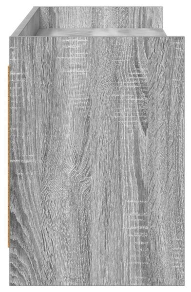 TV szekrény 168 x 33 x 47 cm Szürke Sonoma Szerelt Fa