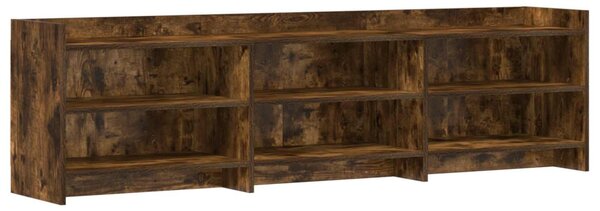 TV szekrény 168 x 33 x 47 cm Füstös Tölgy Szerelt Fa