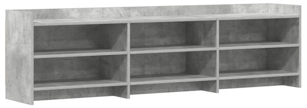 TV szekrény 168 x 33 x 47 cm Betonszürke Szerelt Fa