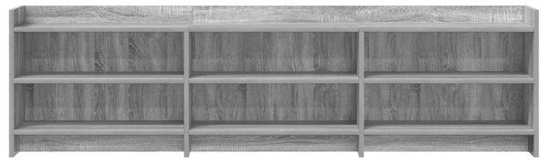 TV szekrény 168 x 33 x 47 cm Szürke Sonoma Szerelt Fa