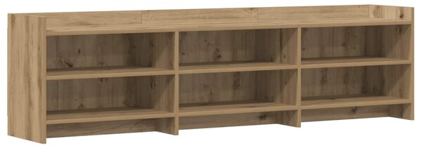 TV szekrény 168 x 33 x 47 cm Kézműves Tölgy Szerelt Fa