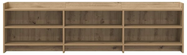 TV szekrény 168 x 33 x 47 cm Kézműves Tölgy Szerelt Fa