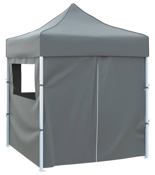 Partysátor Antracit 200 x 200 x 315 cm Oxford Szövet