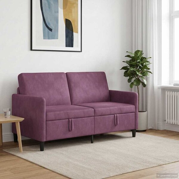 Tárolós Kanapé Lila 152 x 78 x 87 cm Poliészter