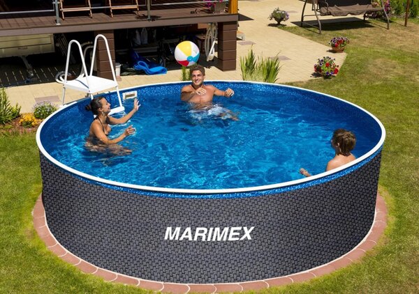 Marimex Orlando 3,66 x 0,91 m RATAN medence + szkimmer