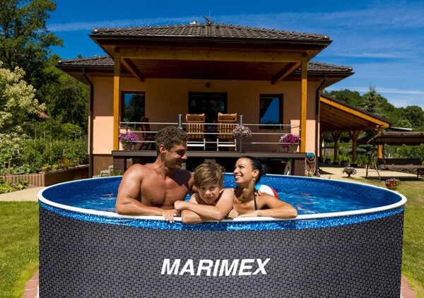 Marimex Orlando 3,66 x 0,91 m RATAN medence + szkimmer