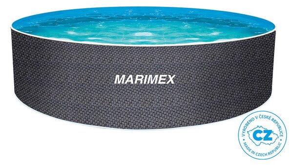 Marimex Orlando 3,66 x 0,91 m RATAN medence + szkimmer
