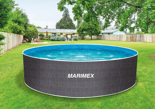 Marimex Orlando 3,66 x 0,91 m RATAN medence + szkimmer