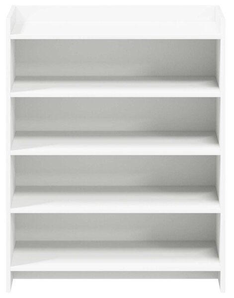 Cipőszekrény tárolóval Fehér 73,5 x 36 x 92 cm Szerelt Fa