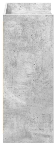 Cipőszekrény tárolóval Betonszürke 73,5 x 36 x 92 cm Szerelt Fa