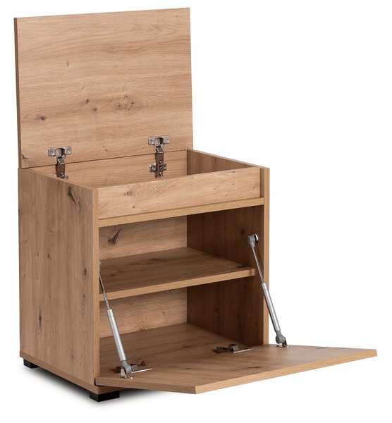 PARMA cipősszekrény 50 cm, artisan tölgy/grafit