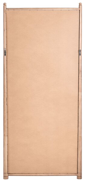 Falitükör CANET 90 cm 200 cm Császárfa Világosbarna