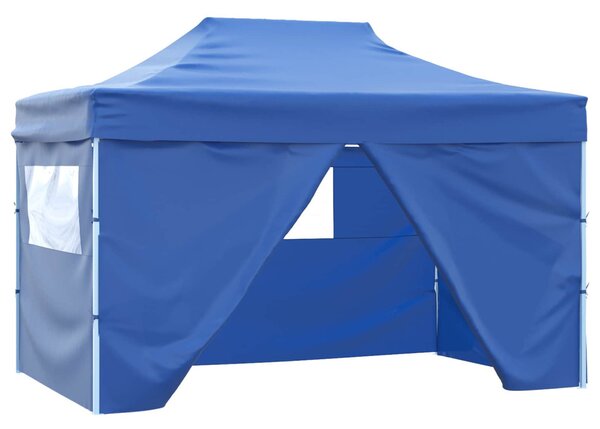 Partysátor Kék 280 x 410 x 315 cm Oxford Szövet