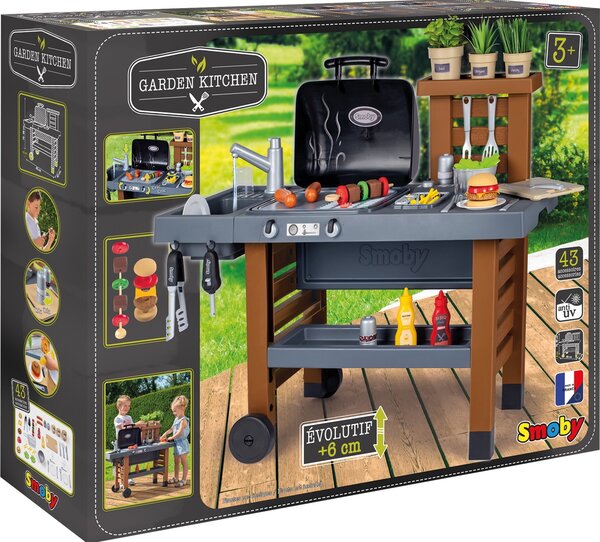 Smoby kerti Grill sütögető játék konyha gyerekeknek