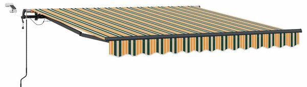 Napernyő Anyag Zöld és sárga 350 x 250 cm Poliészter