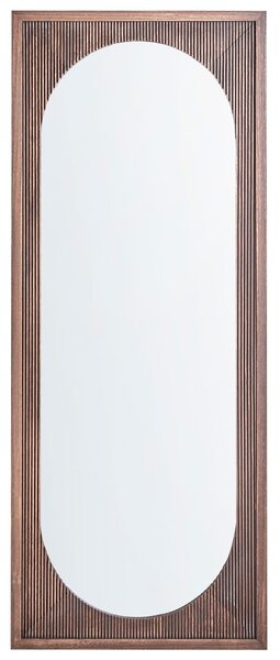 Állótükör LUNAS 80 cm 200 cm Császárfa Barna