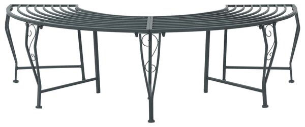 Fa pad 4-Ülőhelyek száma 160 x 80 x 44 cm Acél Ezüst Szürke