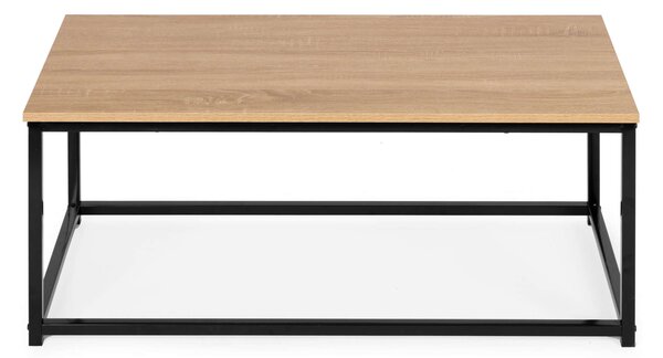 ModernHOME fém Dohányzóasztal 90x48cm - barna