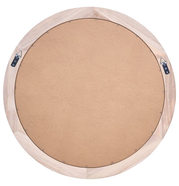 Falitükör LASALLE 76 cm 76 cm Császárfa Világosbarna