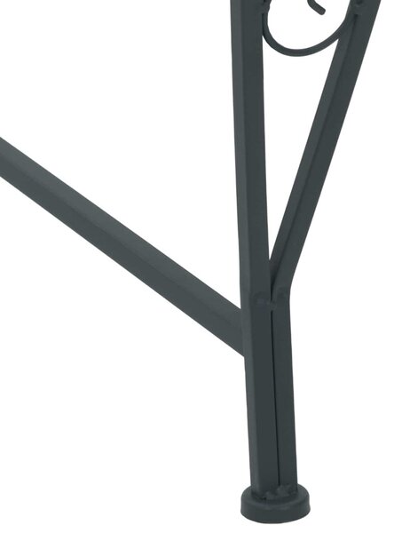Fa pad 4-Ülőhelyek száma 160 x 80 x 89 cm Acél Ezüst Szürke